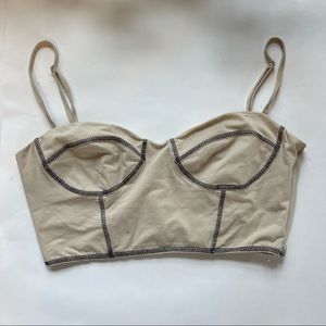 Princess Polly Beige Leilani Crop Top